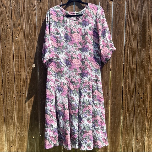 Willi Of California Dresses & Skirts - Vintage Willi of California Floral Midi Dress | Size 12 | Cottagecore Vibes 🌿🌸